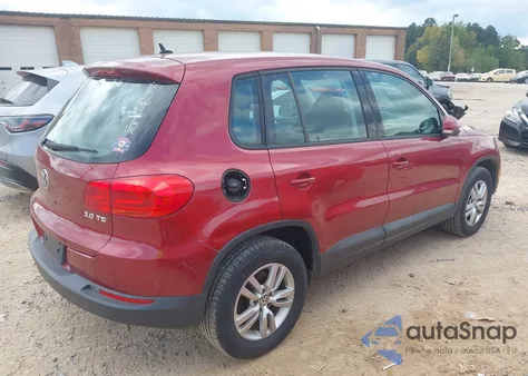 2014 Volkswagen Tiguan S from USA, damaged, VIN WVGAV3AX9EW023277